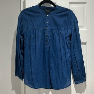 Jcrew Faux Denim Shirt